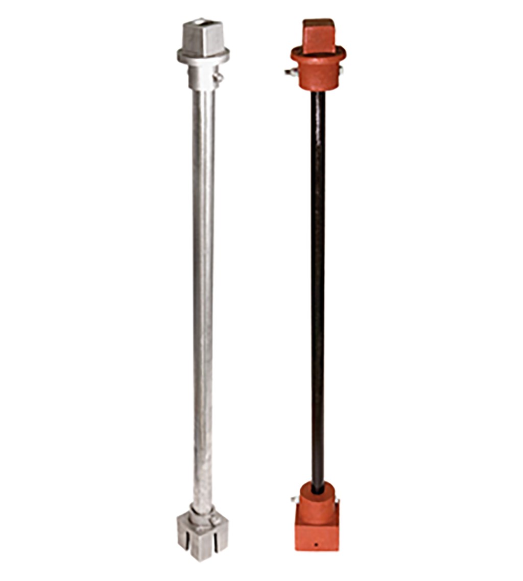 Gate Valve Extension Stem 4' with 1/2-13 Set Screw Option